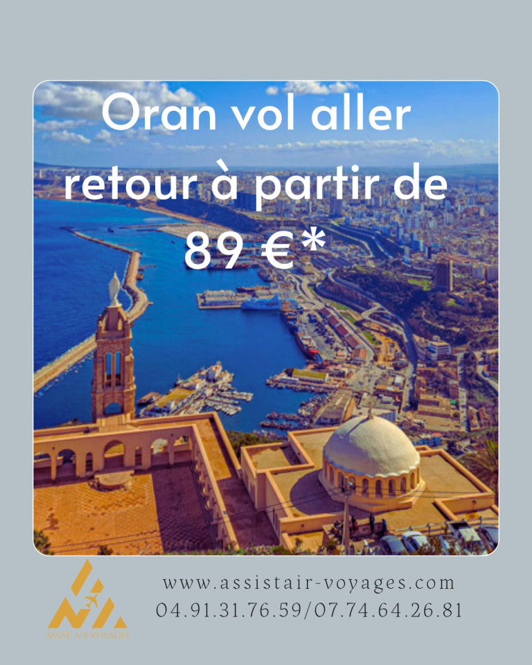Oran vol aller retour à partir de79